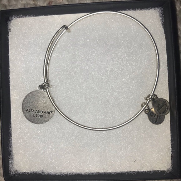 Alex and Ani Silver Open Love Bracelet - Picture 4 of 6